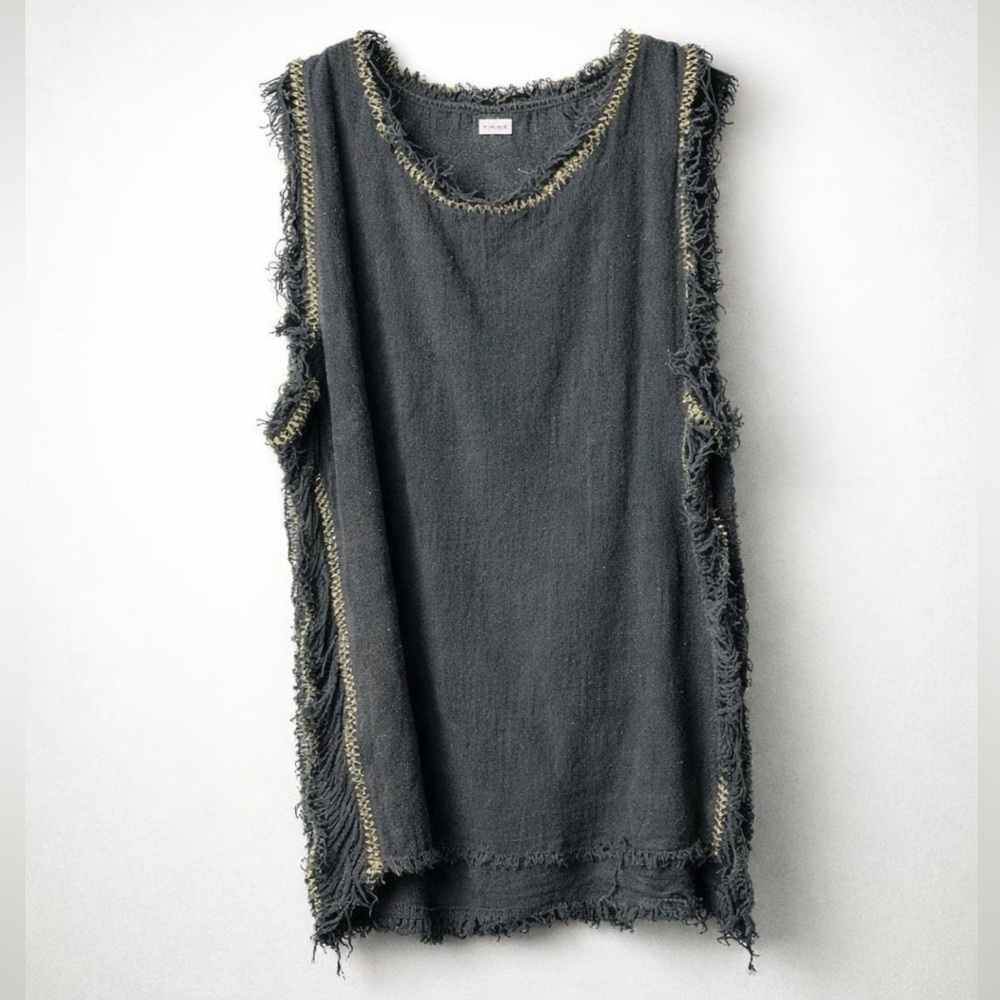 Ajjaya brand - Black Sleeveless Tank Top